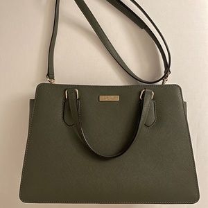 Kate Spade Laurel Way Reese Olive Green Purse